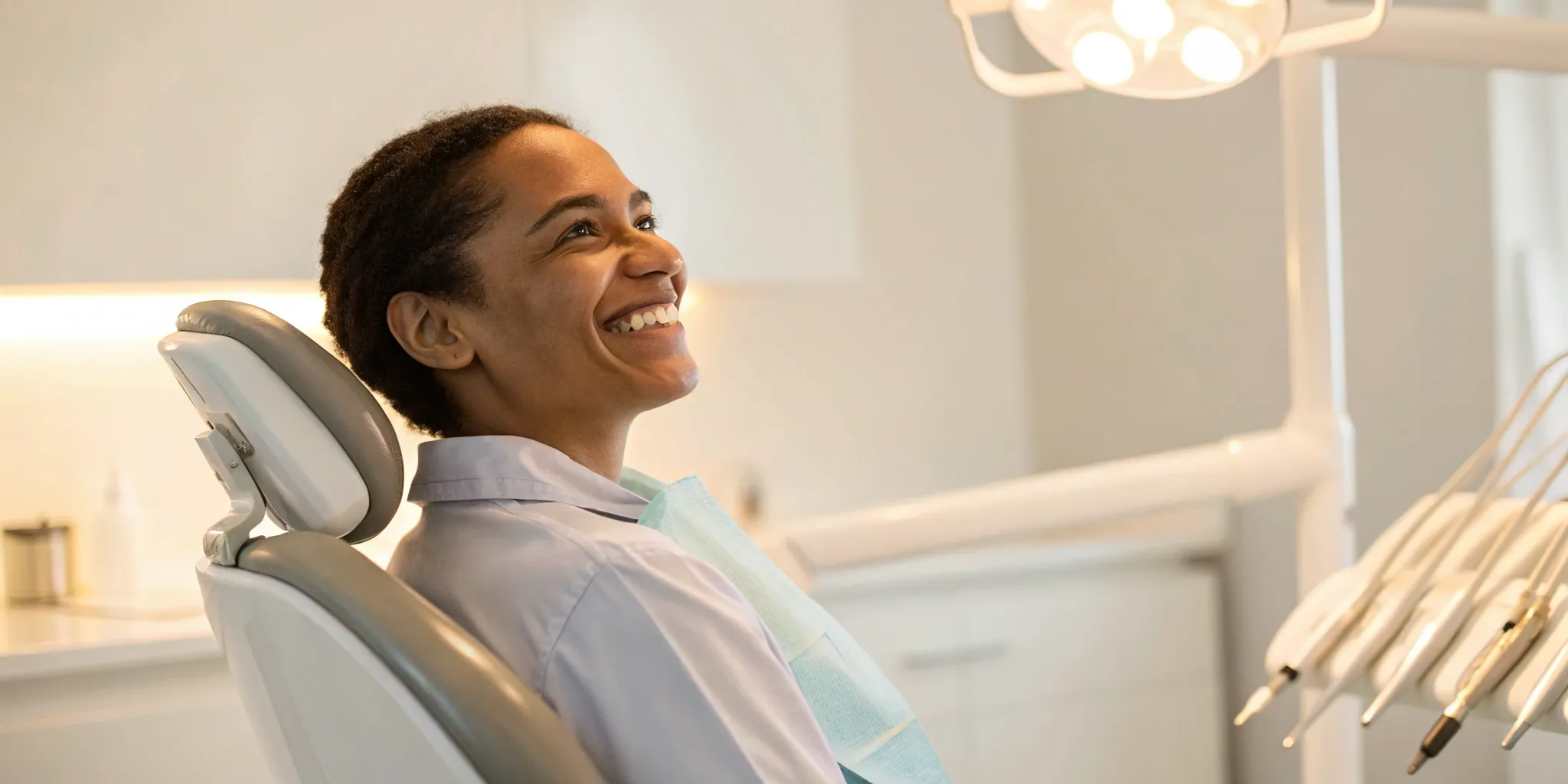 Confident smile after dental implants.