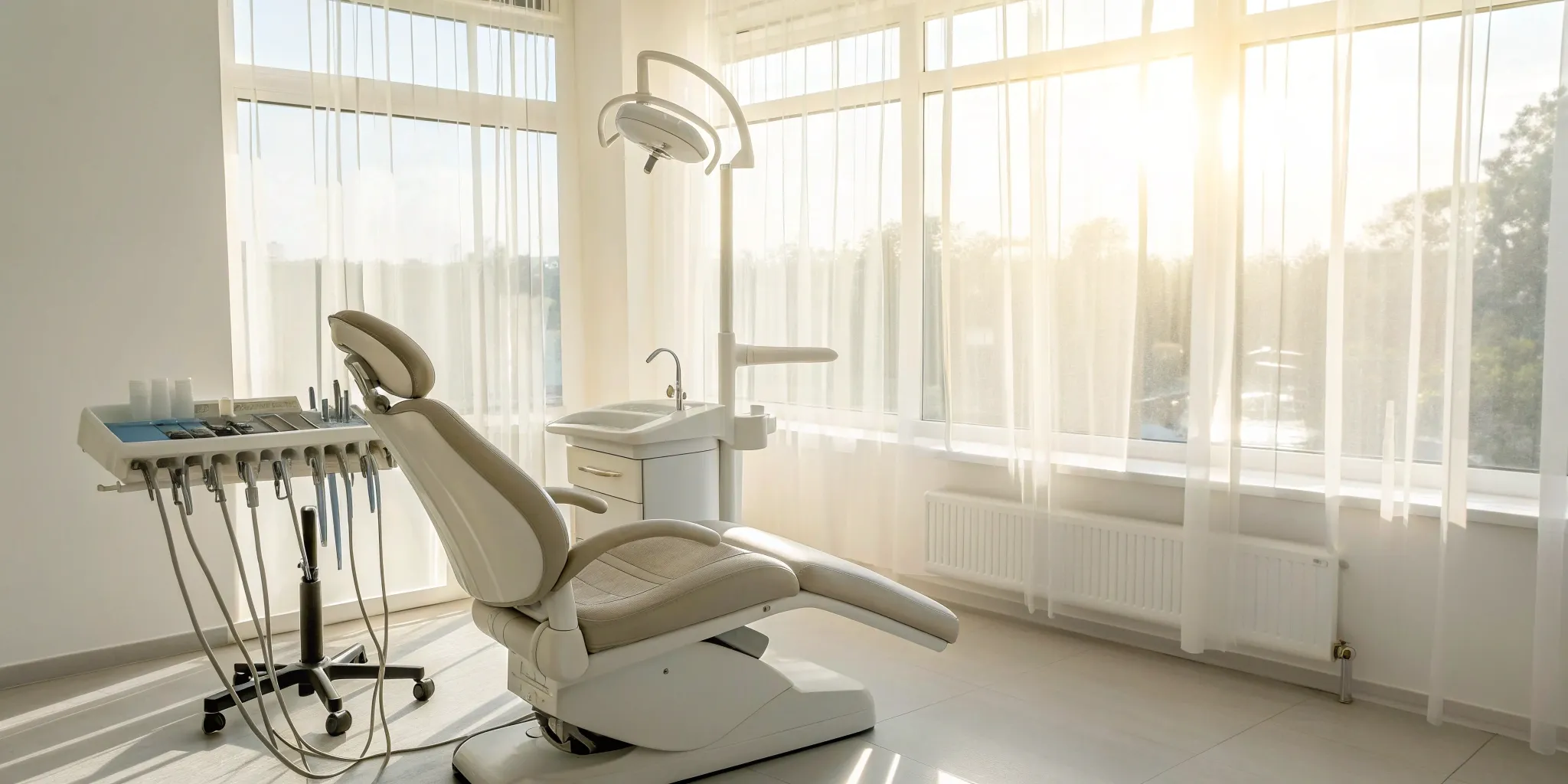 Dental implant procedure in a Houston, TX, dental office.